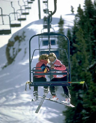 skiing