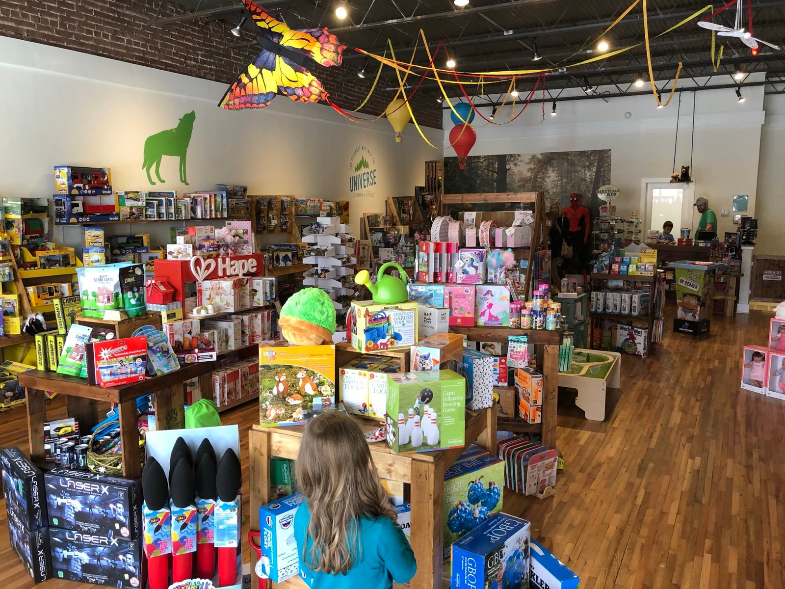 Toy store in downtown Clayton